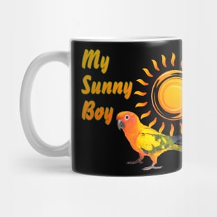 Sun Conure Parrot Sunny Sunshine Boy Mug